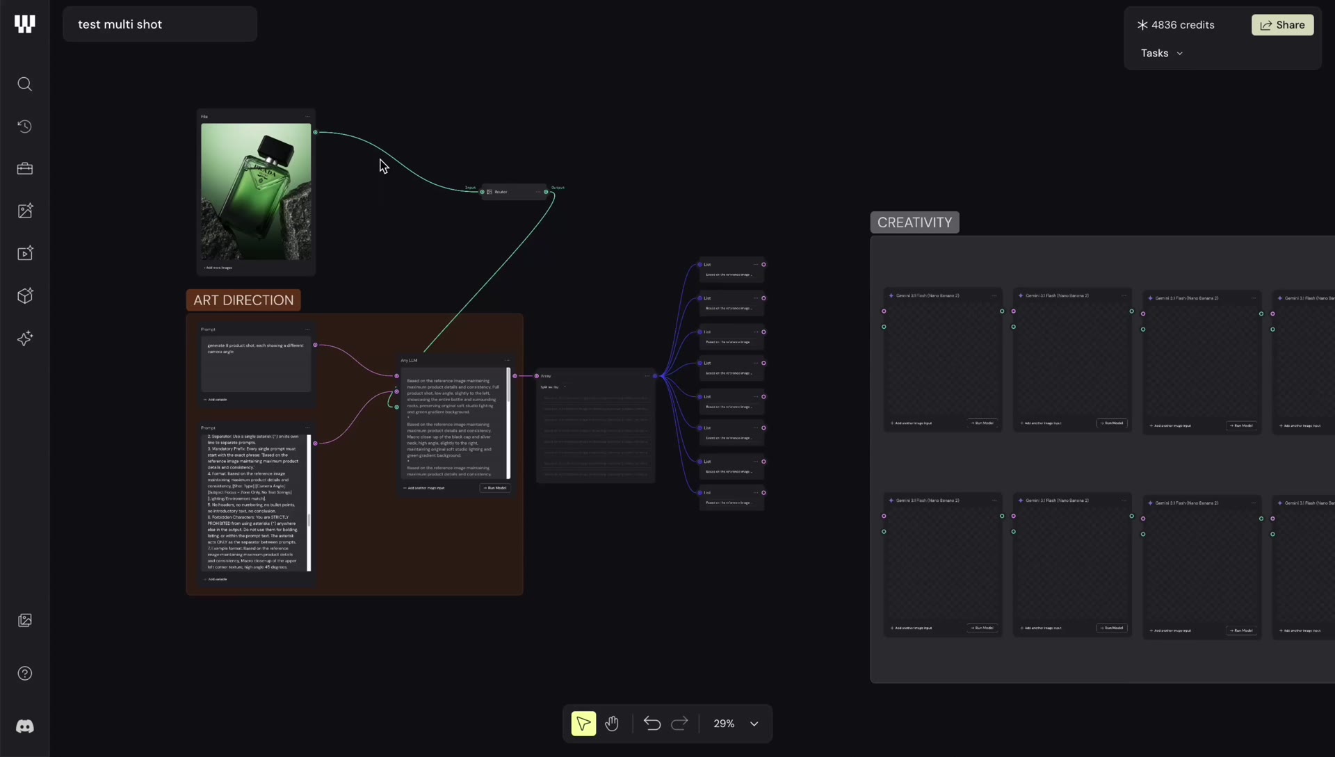 AI workflow frame